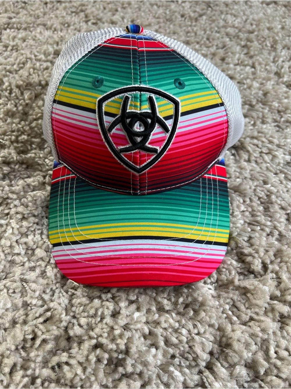 Ariat Multicolor Striped Trucker Hat